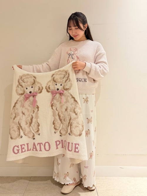 セール】プードルジャガードプランケット（ブランケット）｜gelato