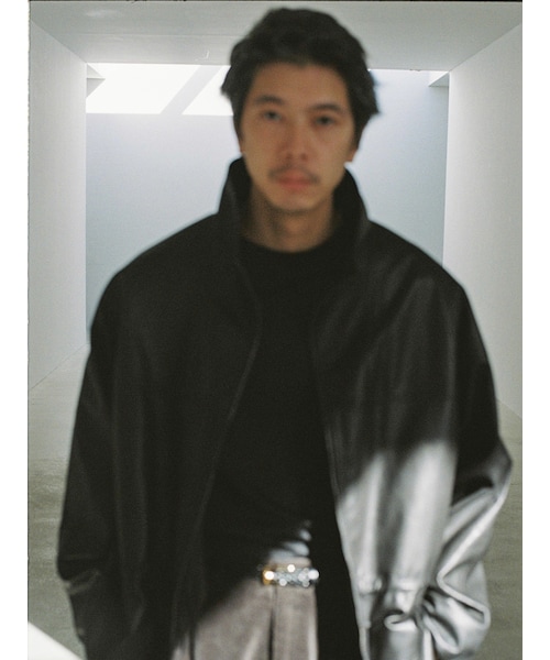 LIDNM（リドム）の「GOAT LEATHER TECH BLOUSON（ブルゾン）」 - WEAR