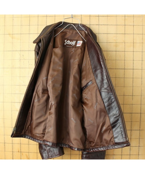 schott（ショット）の「USA製 Schott ショット 659 襟付 シングル