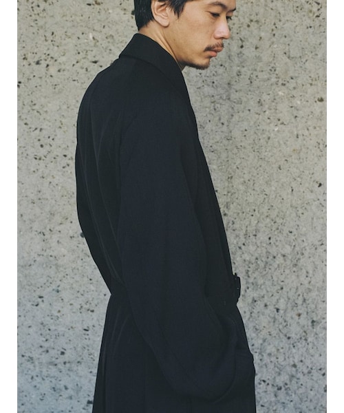 LIDNM（リドム）の「T/W KERSEY BALMACAAN COAT（ステンカラーコート