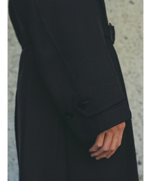 LIDNM（リドム）の「T/W KERSEY BALMACAAN COAT（ステンカラーコート
