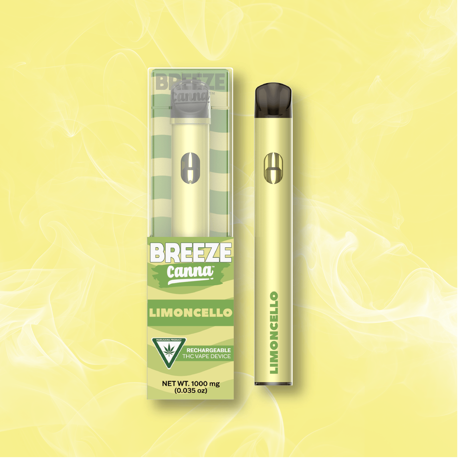 Limoncello - Seasonal 1g PLUS Vape Device — BREEZE Canna - Breeze