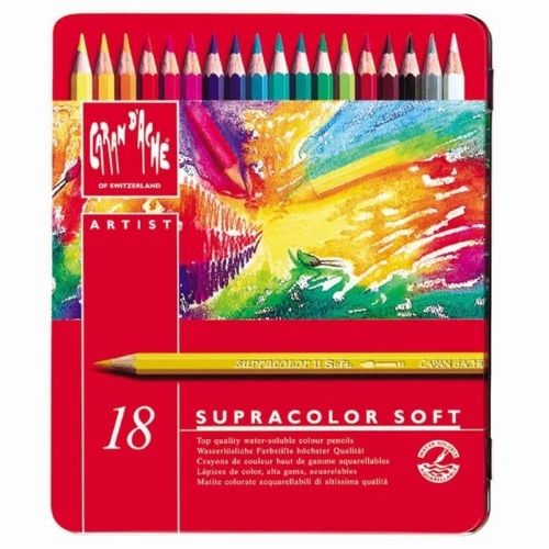 Lápis De Cor Supracolor C/ 18 Cores CARAN D' ACHE - A Casa das