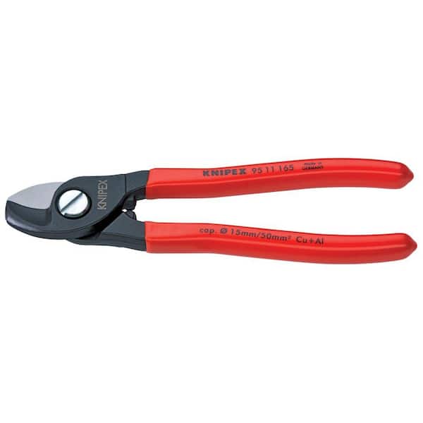 KNIPEX 6 In Heavy Duty Copper & Aluminum Cable Shears 95 11 165