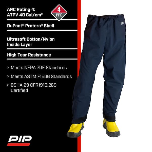 PIP Men's X-Large Navy AR/FR Dual Certified Ultralight Loose Fit