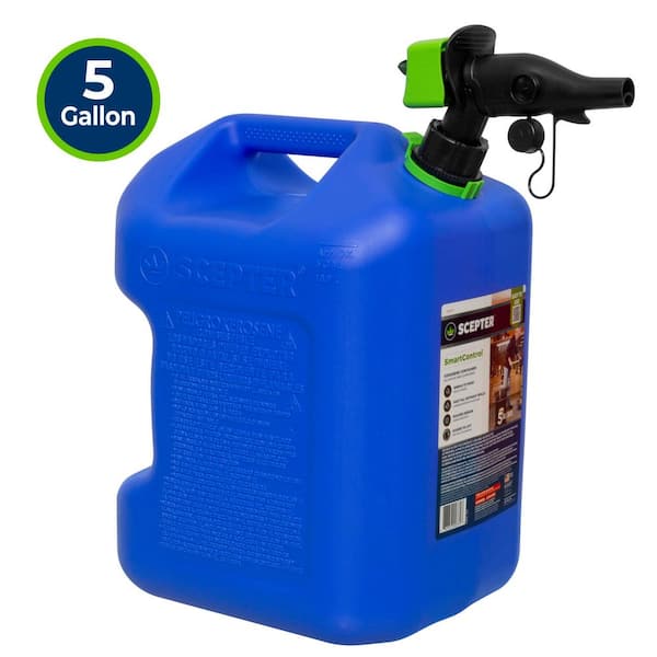 Scepter 5 Gal. Smartcontrol Kerosene Can with Rear Handle, Blue