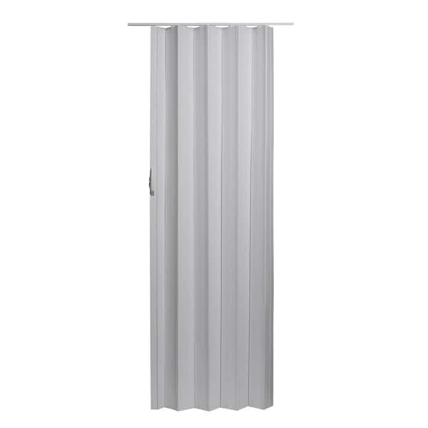 Spectrum Oakmont 36 in. x 80 in. Frost White Vinyl Accordion Door