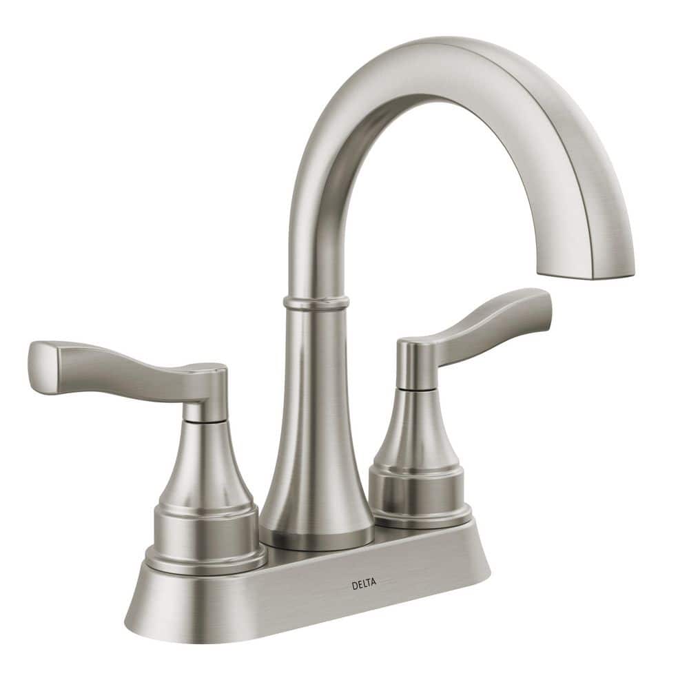 Delta Faryn 4 in. Centerset Double-Handle Bathroom Faucet in