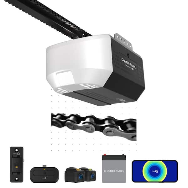 Chamberlain 1/2 HP Smart Chain Drive Garage Door Opener with