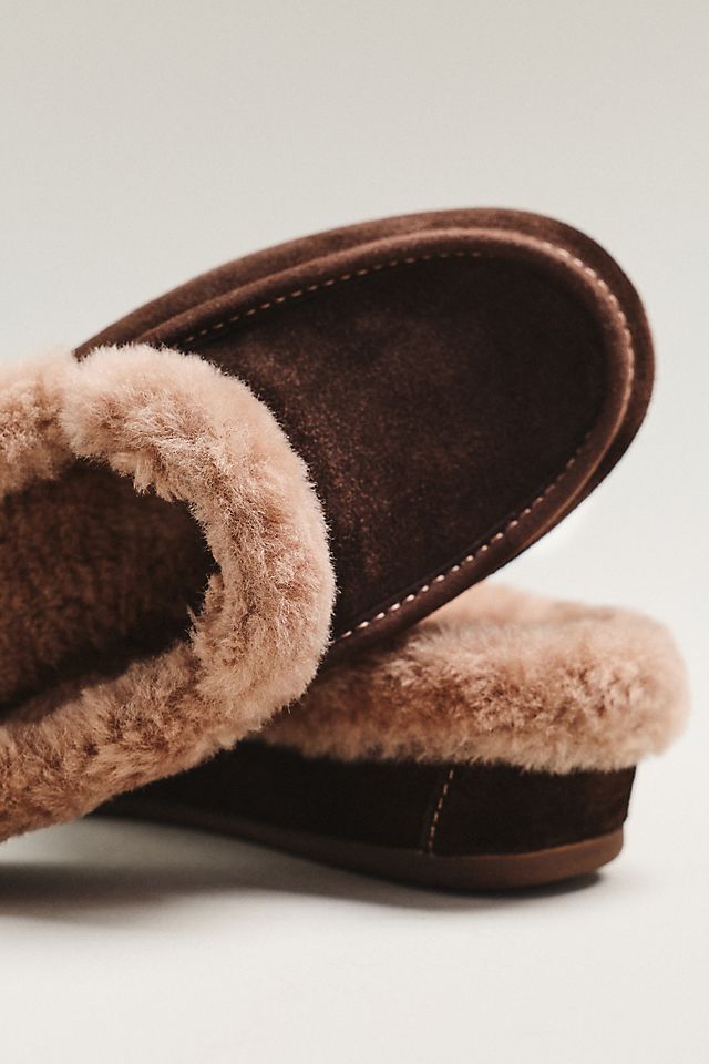 UGG Ansley Suede Mule Slippers | Anthropologie