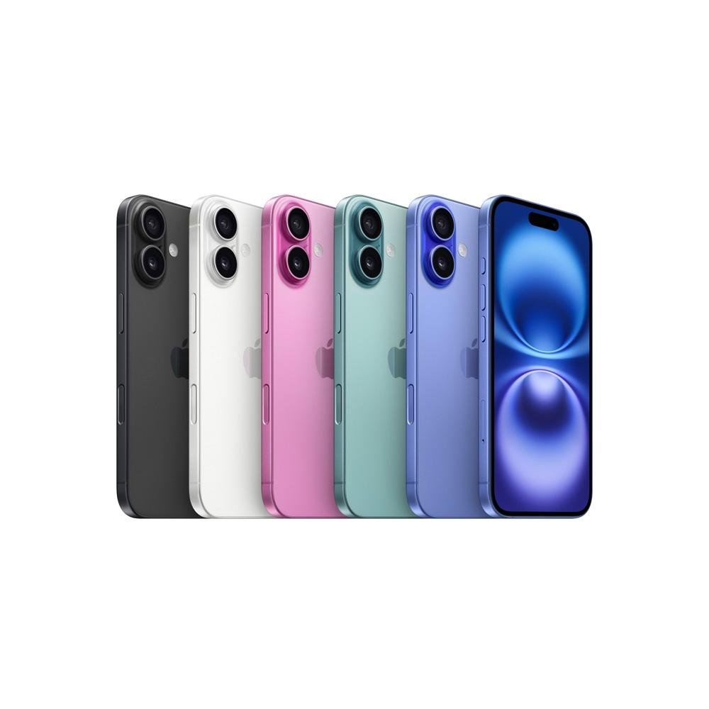 iPhone 16 Plus Apple 256GB Verde-Acinzent | KaBuM!