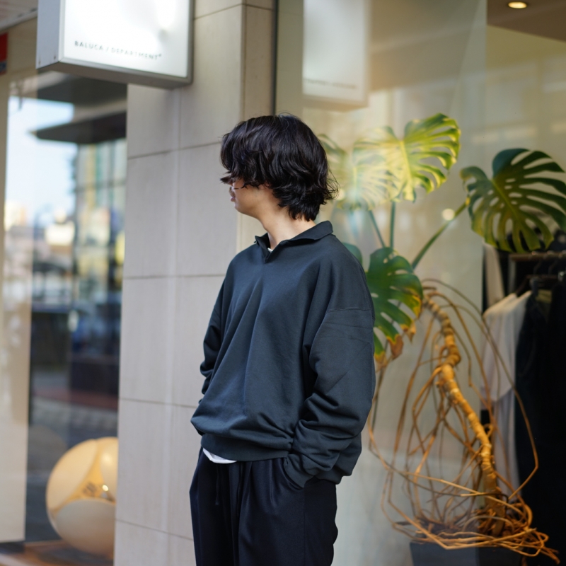 AURALEE(オーラリー) 24AW Collectionの新作、Pima Light Sweat Polo
