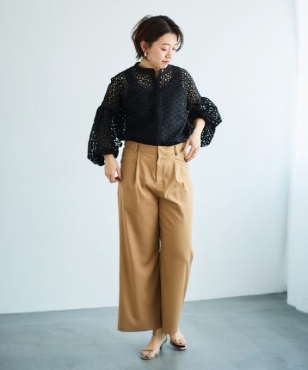 手洗い可能》TORRAZZO DONNA 別注レースブラウス/le.coeur blanc