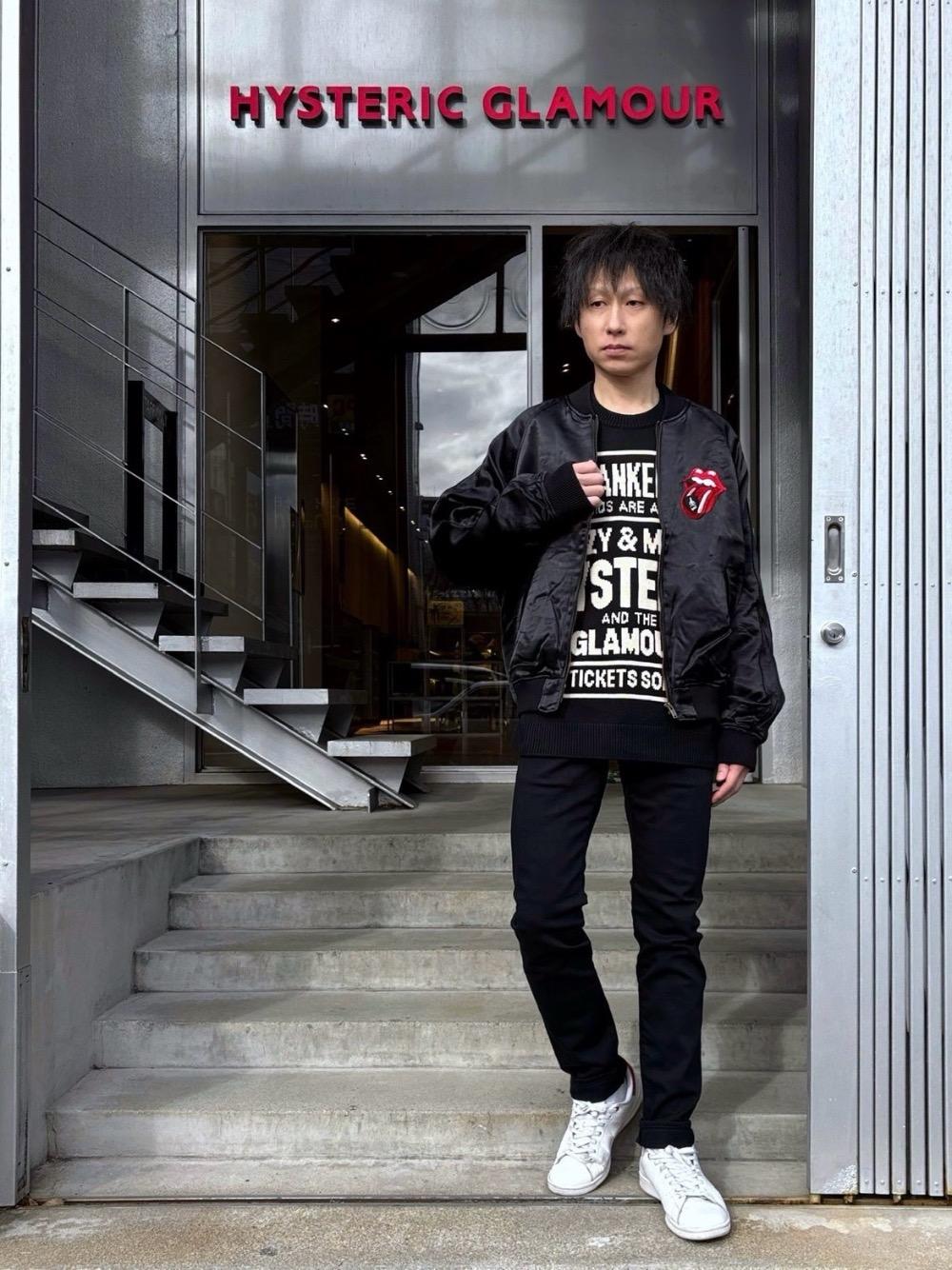 ブラックデニムスリムパンツ|HYSTERIC GLAMOUR MEN | HYSTERIC GLAMOUR