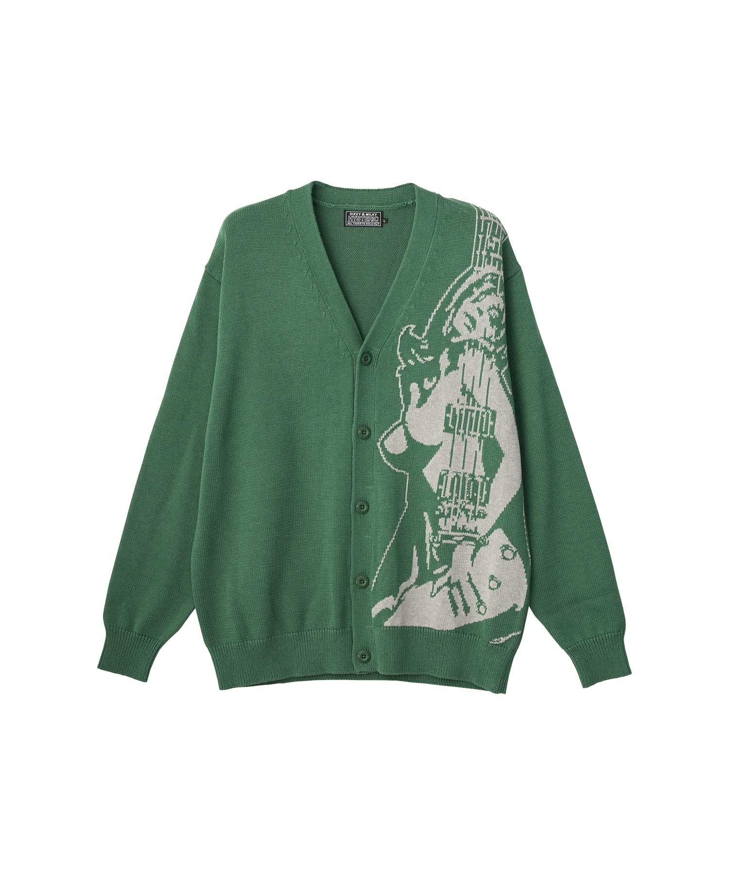 TIGER CAMO柄ジャカード カーディガン|HYSTERIC GLAMOUR MEN