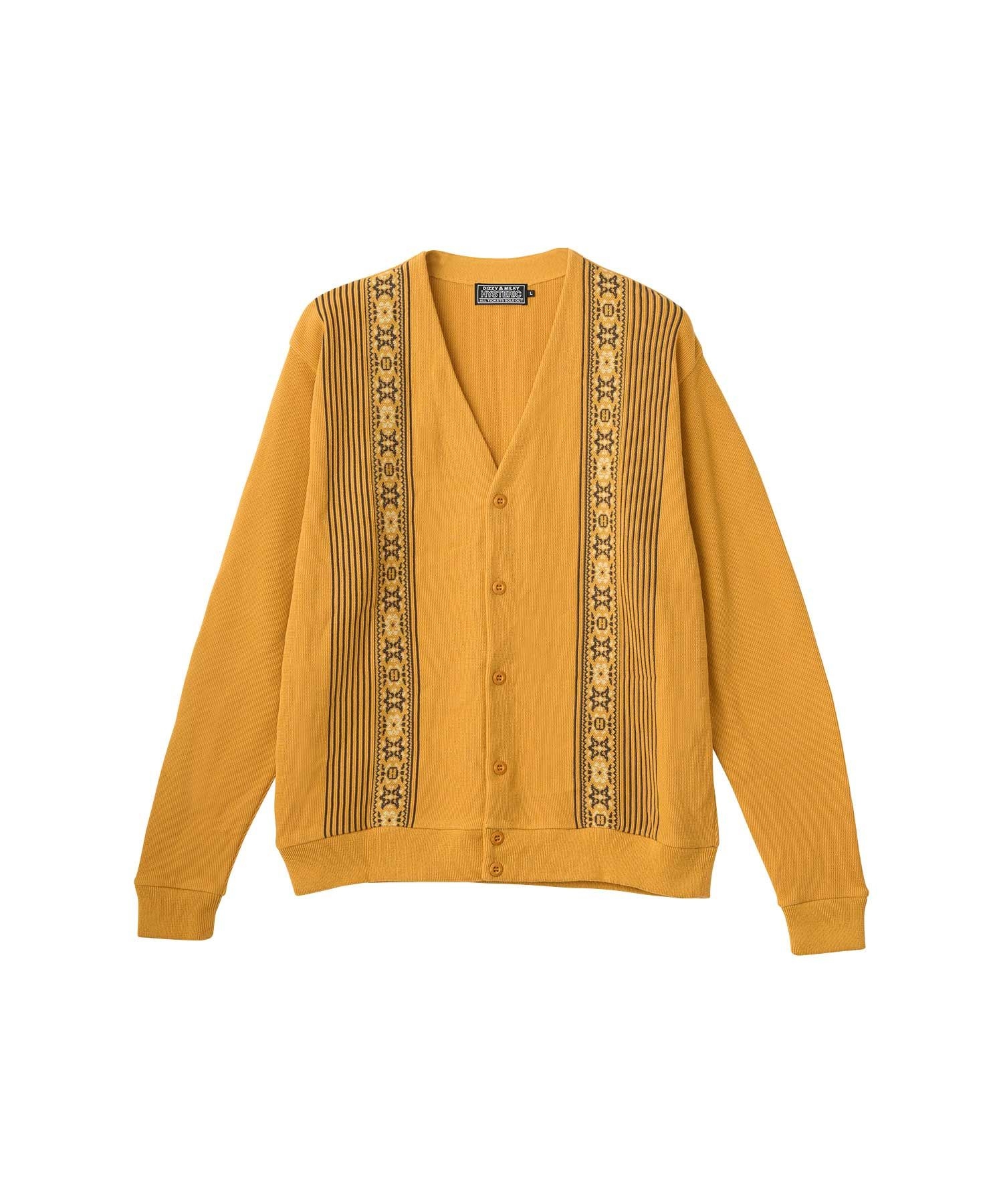 ストライプジャカード カーディガン|HYSTERIC GLAMOUR MEN | HYSTERIC