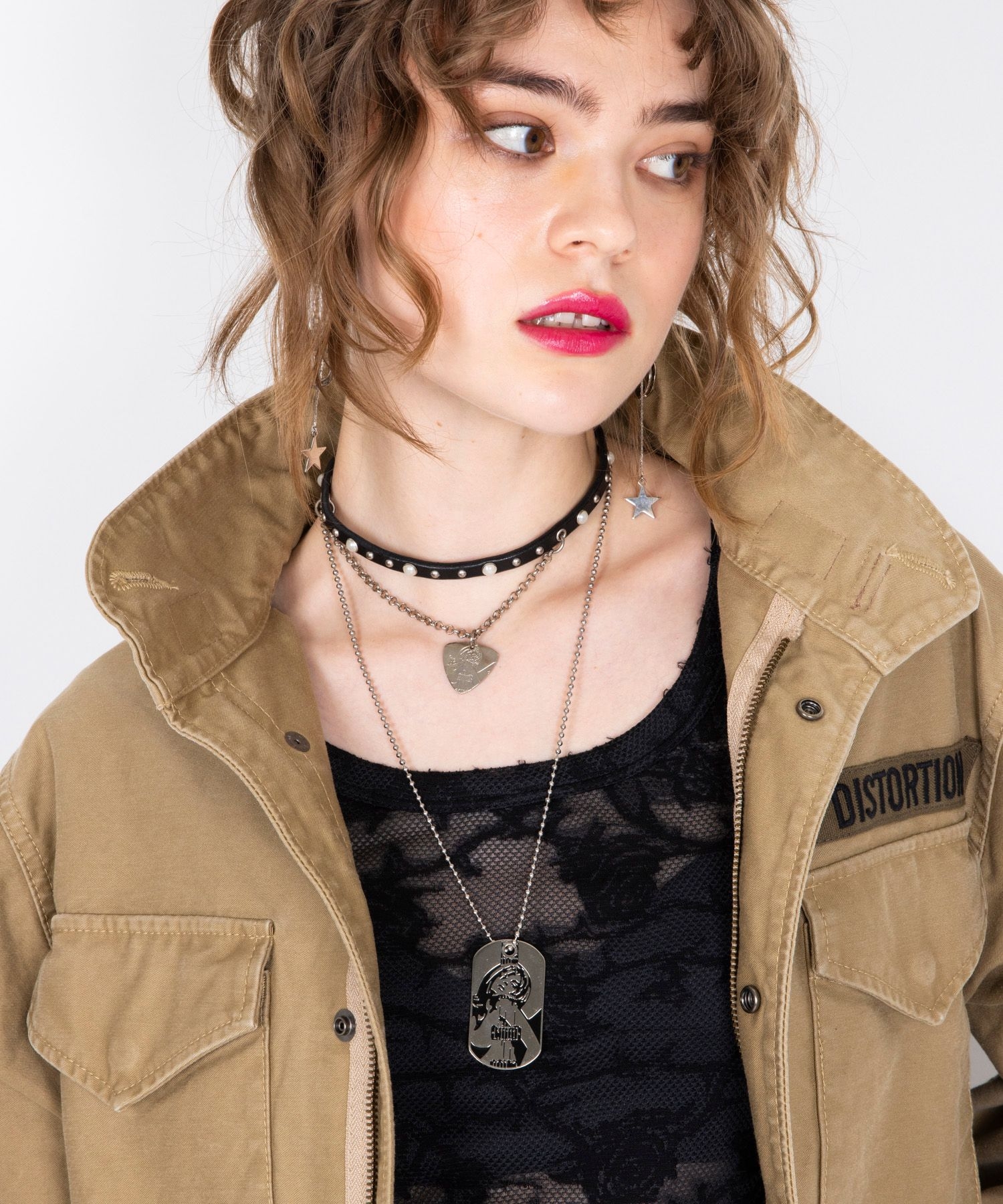 PICK レザーチョーカー|HYSTERIC GLAMOUR WOMEN | HYSTERIC GLAMOUR