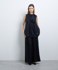 シアージョーゼットアシンメリボンブラウス|LANVIN en Bleu | LANVIN