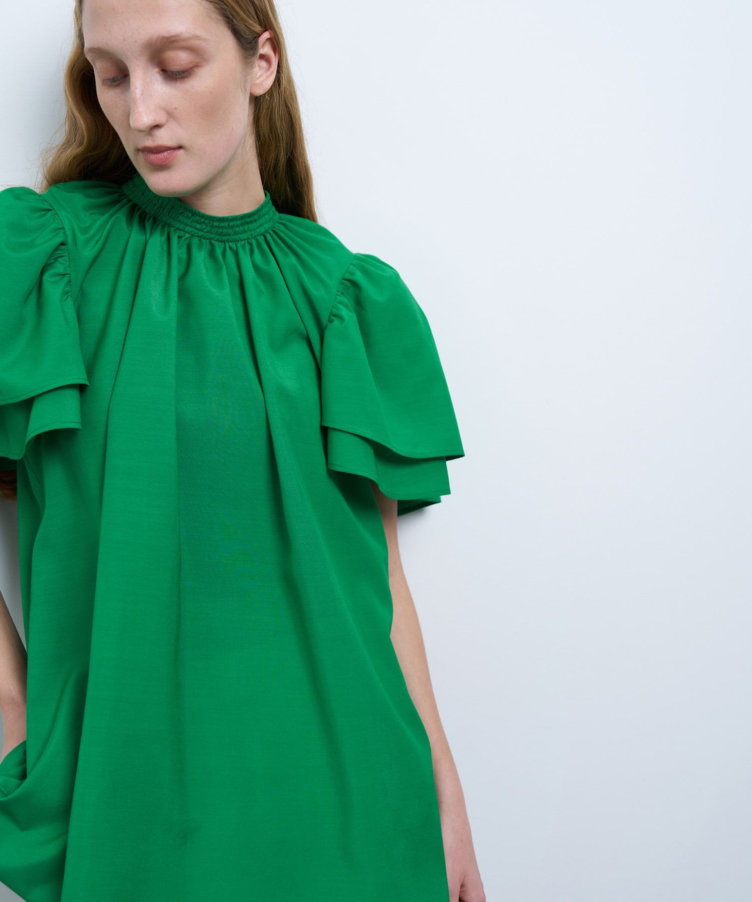 撥水ブライトローンブラウス|LANVIN en Bleu | LANVIN en Bleu