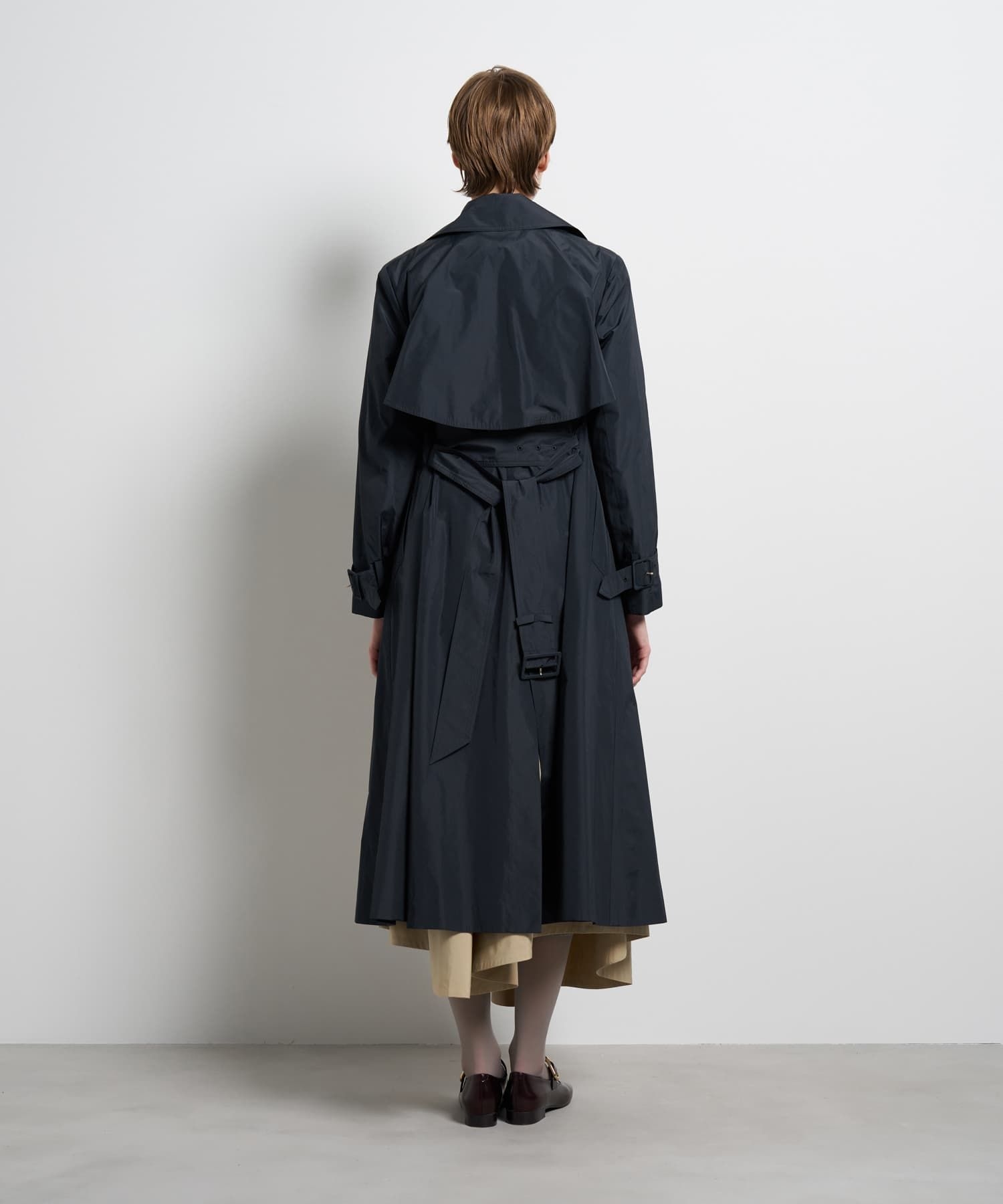 シルクシャンブレータフタトレンチコート|LANVIN en Bleu | LANVIN en