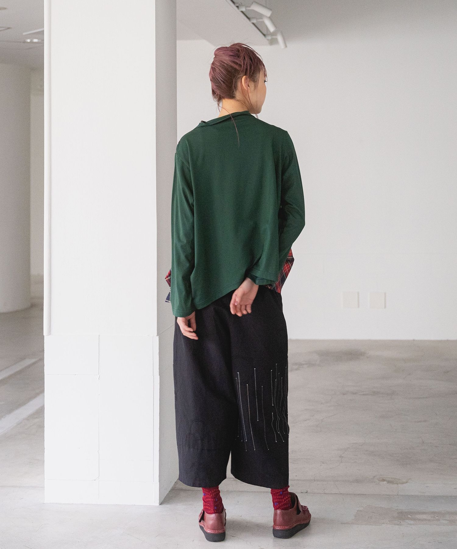 カットランダムボーダー パンツ|慈雨 | Sensounico ONLINE STORE