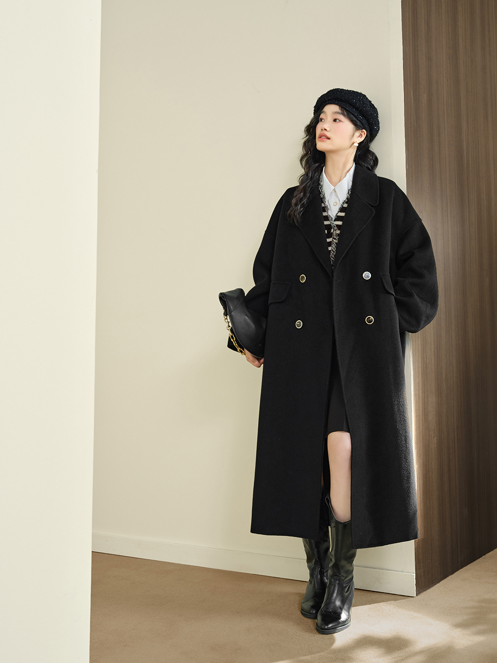 ダブルブレストウールコート – KUOSE.com