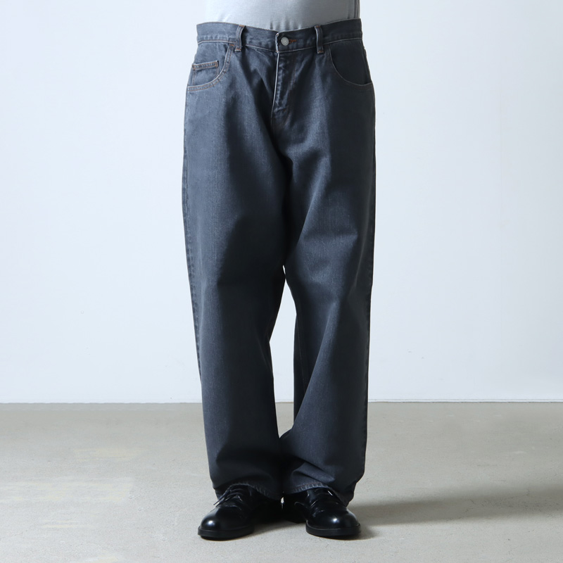 CIOTA (シオタ) グレー スビンコットン 13,5oz バギーデニム