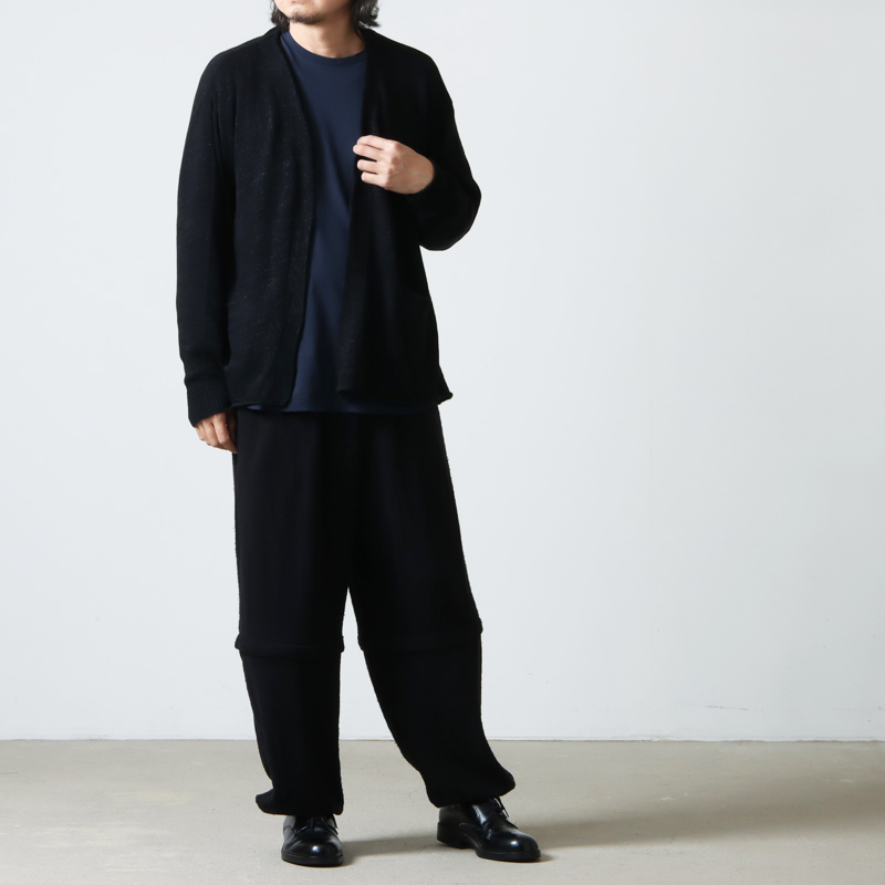 COMOLI 7Gコットンニットカーディガン