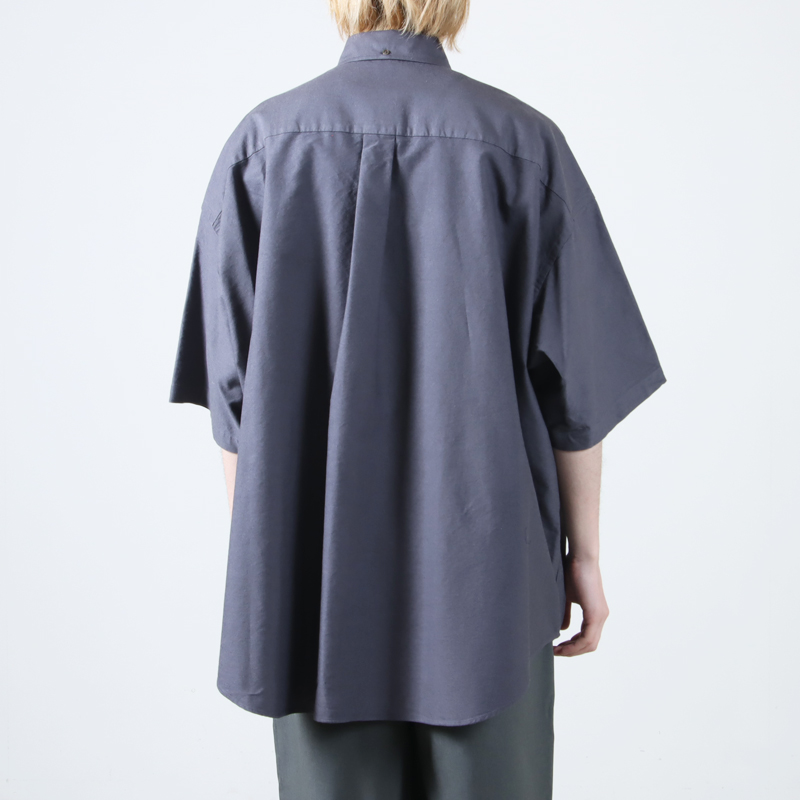 Graphpaper (グラフペーパー) Oxford S/S Oversized B.D Shirt