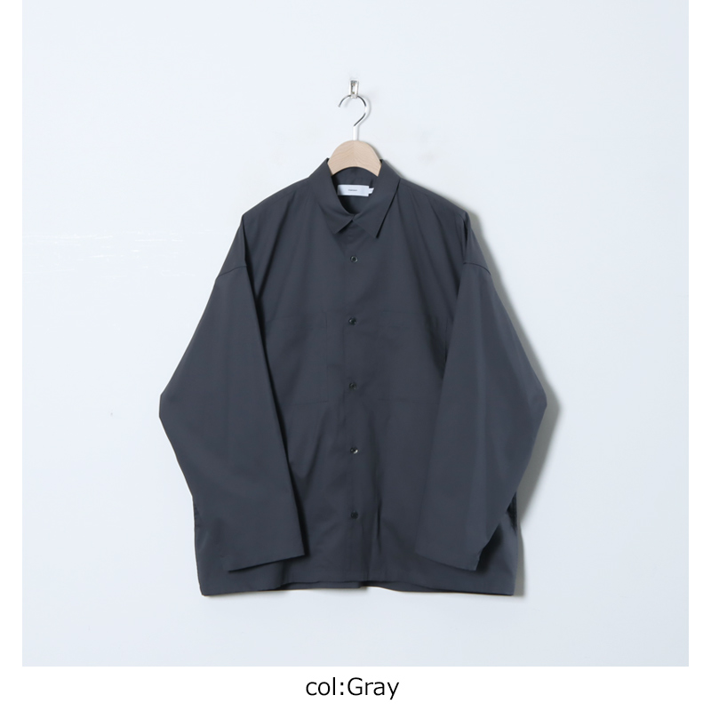 Graphpaper (グラフペーパー) Solotex Twill L/S Oversized Box Shirt