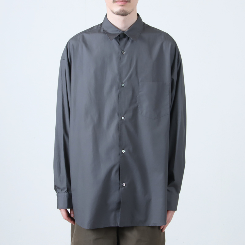 Graphpaper (グラフペーパー) Broad L/S Oversized Regular Collar