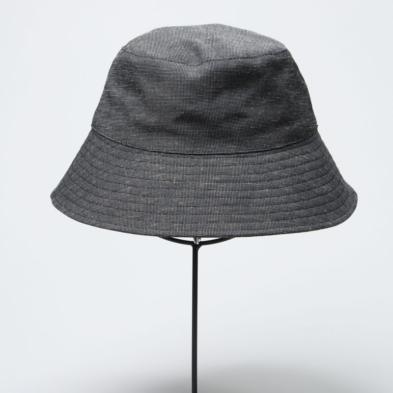 KIJIMA TAKAYUKI (キジマタカユキ) POLY LINEN CHAMBRAY BUCKET HAT
