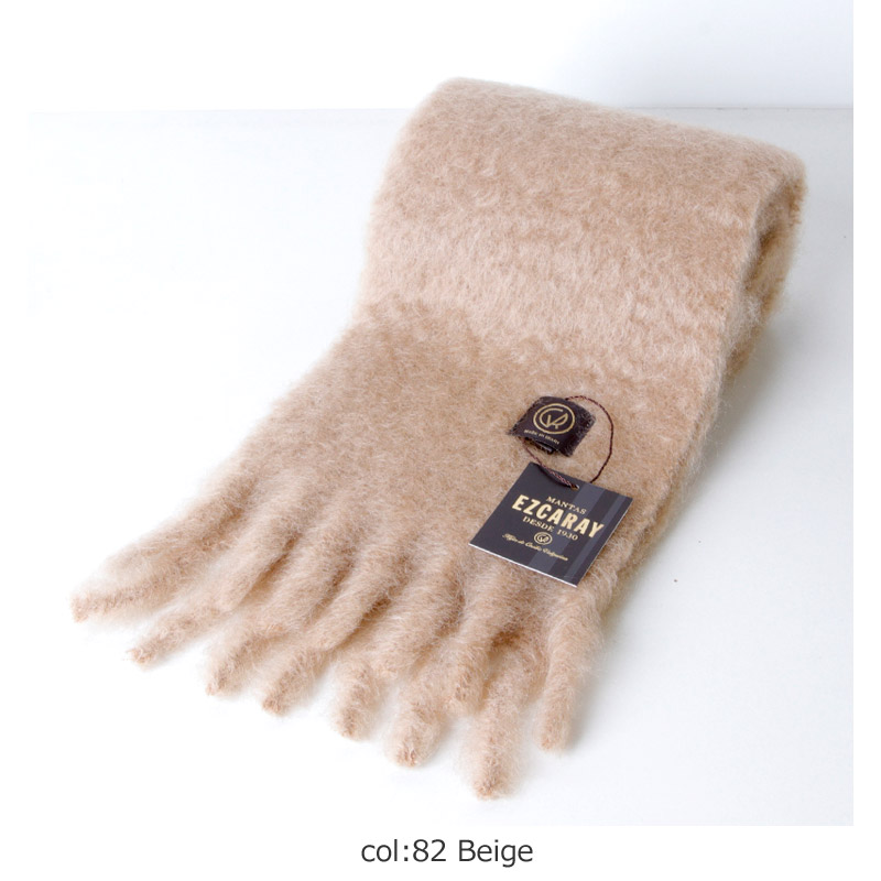 MANTAS EZCARAY (マンタスエスカレイ) MOHAIR MUFFLER / モヘアマフラー