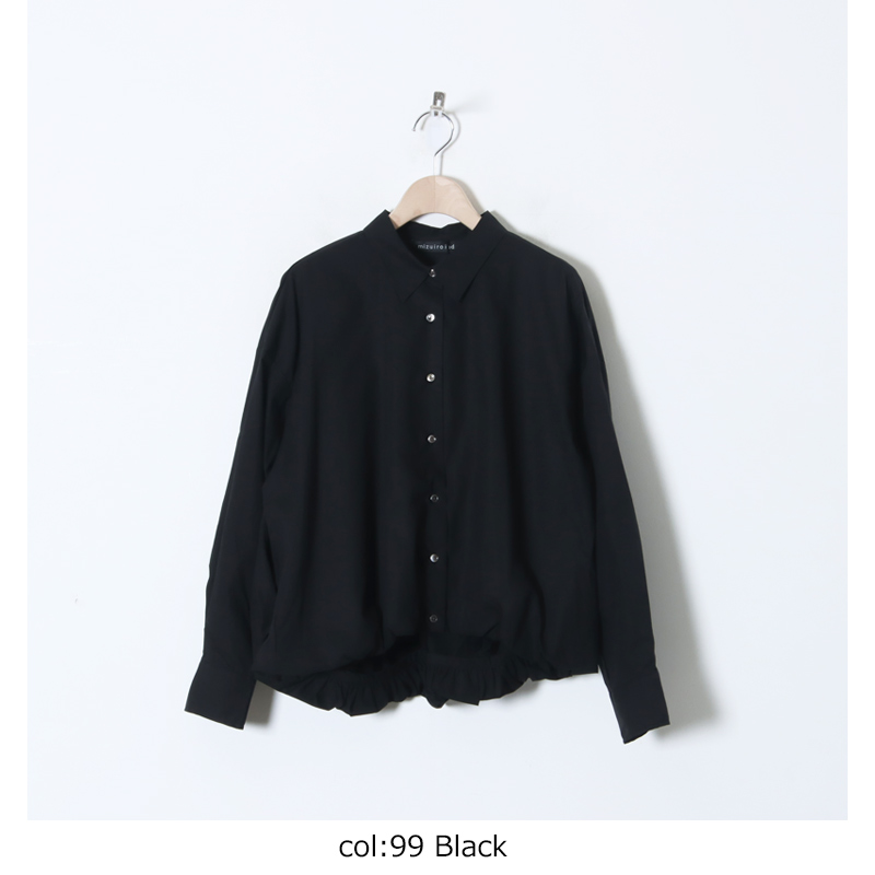mizuiro ind (ミズイロインド) バルーンシャツ