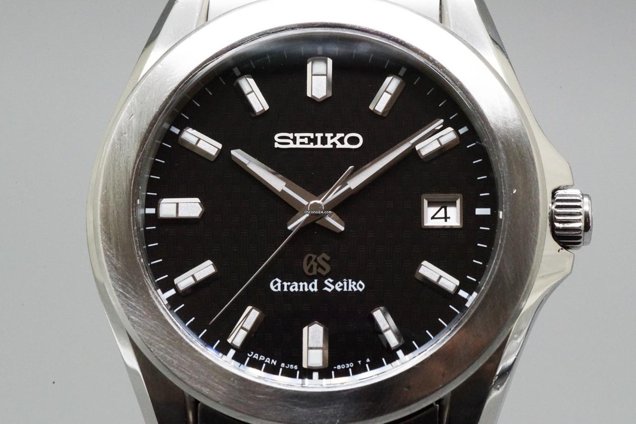 Seiko VINTAGE Seiko Grand Seiko 8J56-8020 SBGF021 Black 38mm