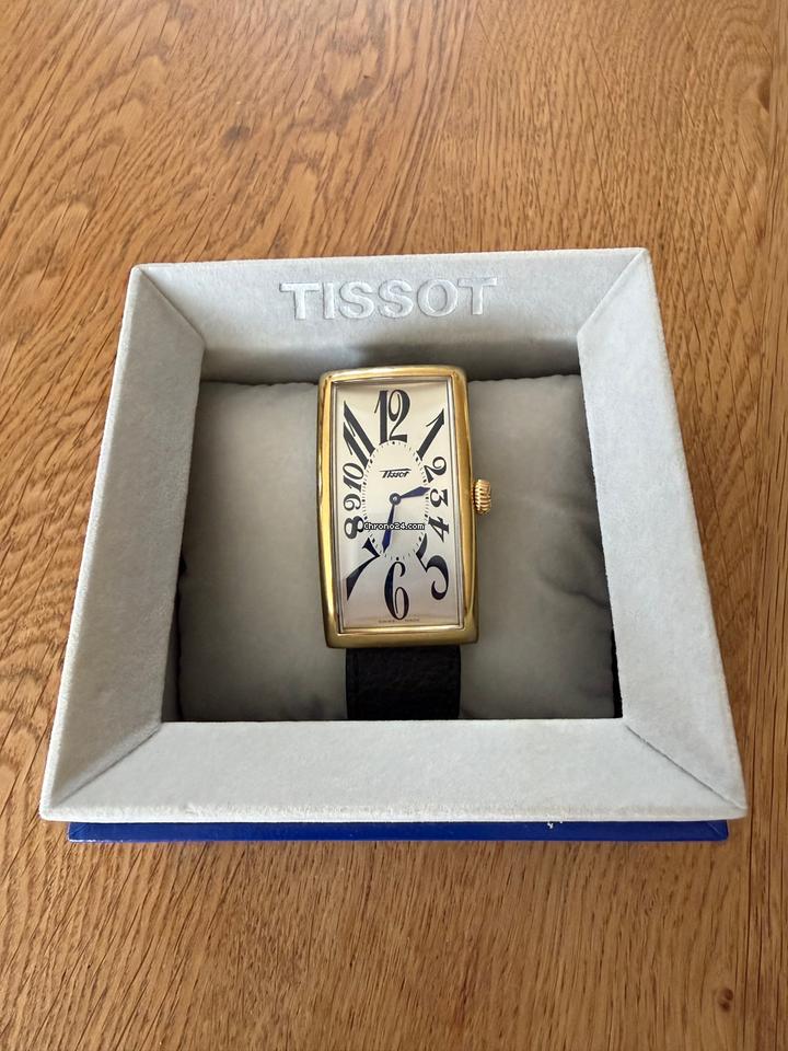 Tissot Z181 TISSOT Z181 Banana Rectangular Quartz Watch Black
