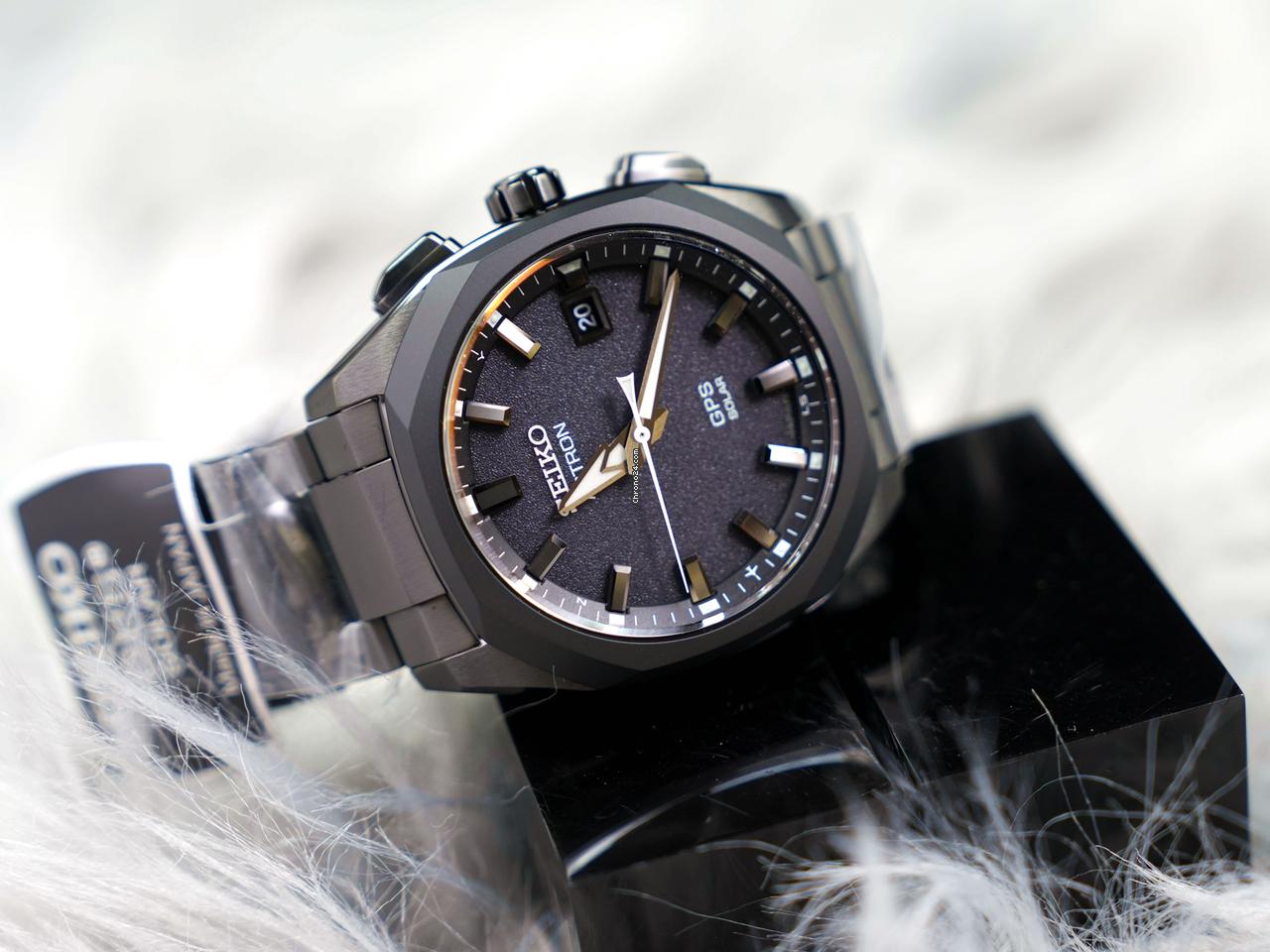 Seiko SBXD009 SSJ009J1 Quartz Astron GPS solar Titanium watch for