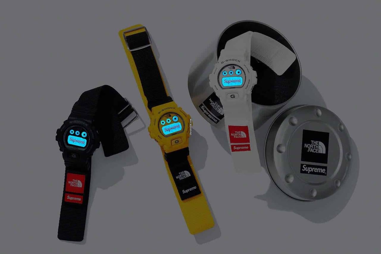 Casio G SHOCK 2022 x Supreme x The North Face (White) Special