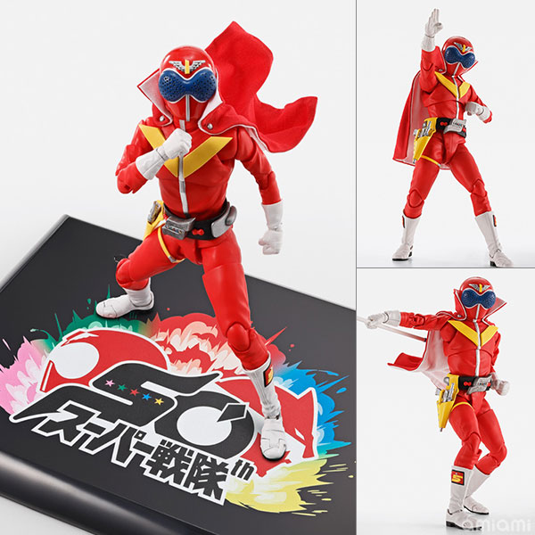 中古】(本体A/箱B)S.H.Figuarts(真骨彫製法) アカレンジャー スーパー