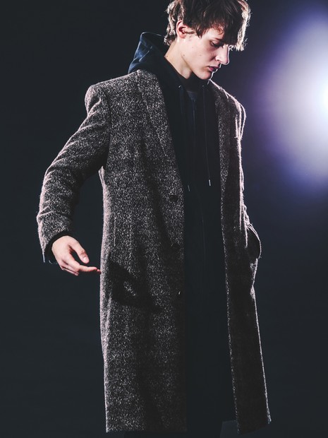 575）5351pour les hommesダブルブレスト チェスターコート - 5351