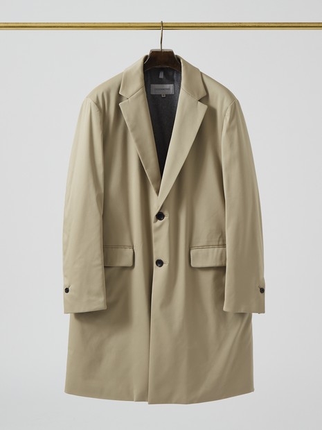 軽量/ストレッチ】中綿 シャンブレー チェスターコート｜OUTLET (MEN'S