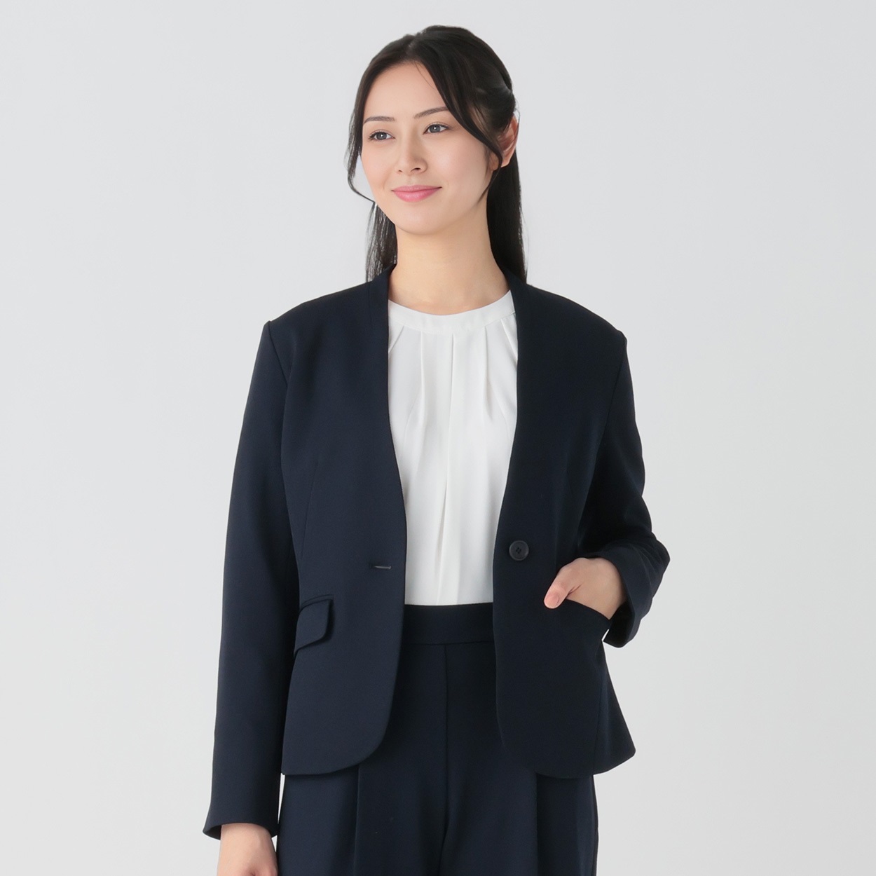 ジョーゼットジャケット（セットアップ） レディス Purelast(ピュア