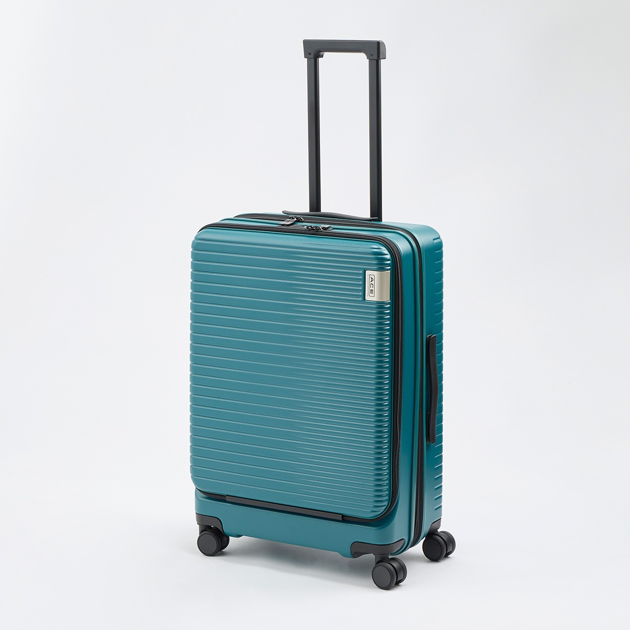 ACE(エース)DBYフロントオープン静音キャスタージッパーキャリーケース