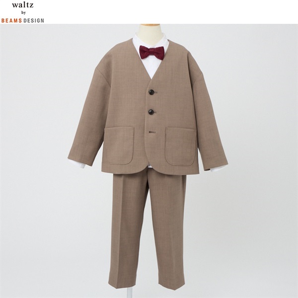 waltz by BEAMS DESIGN ノーカラージャケットスーツ キッズ 男の子