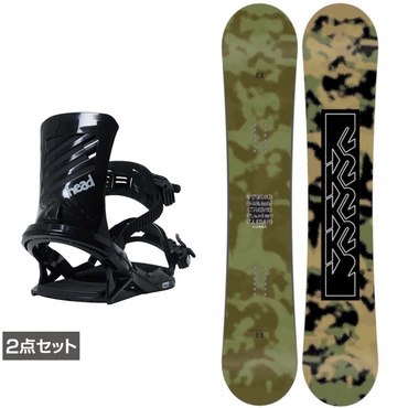 ケーツー GEOMETRIC ＆ FX ONE 板＋ビンディングセット 2点セット