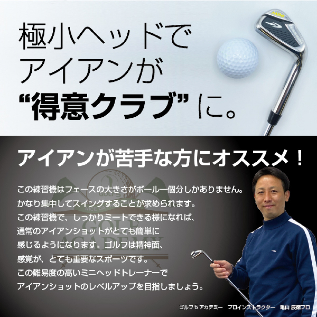 ティゴラ ミニヘッドトレーナー スイング ゴルフ練習機 (0750130103