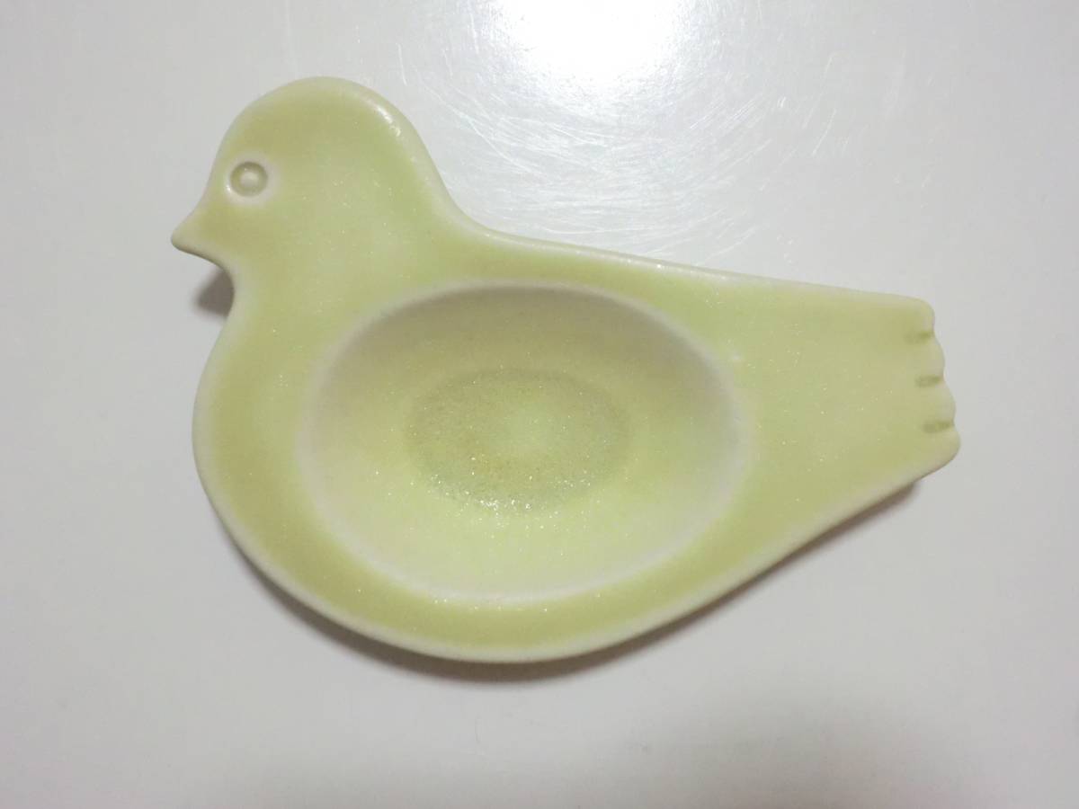 新品】即決！希少☆新品未使用☆studiopotterkoeda sabie☆トリ 豆皿