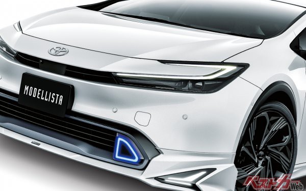 新型プリウスのモデリスタはダブルLEDがキモ!! ド派手フェイスがヤバ