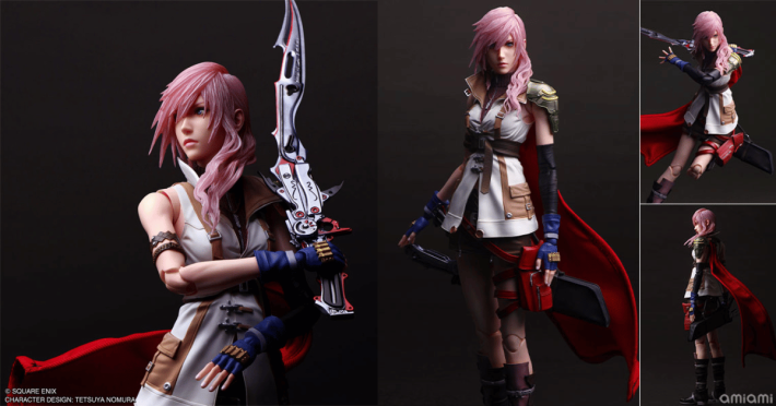 FINAL FANTASY XIII』「ライトニング」フィギュアが「PLAY ARTS真