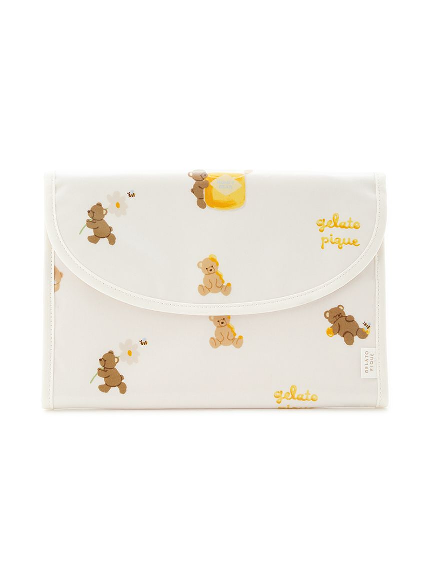 ハニーベア柄母子手帳ケースL(母子手帳ケース)｜ルームウェア